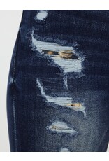 Kancan Leopard patch HR skinny jean