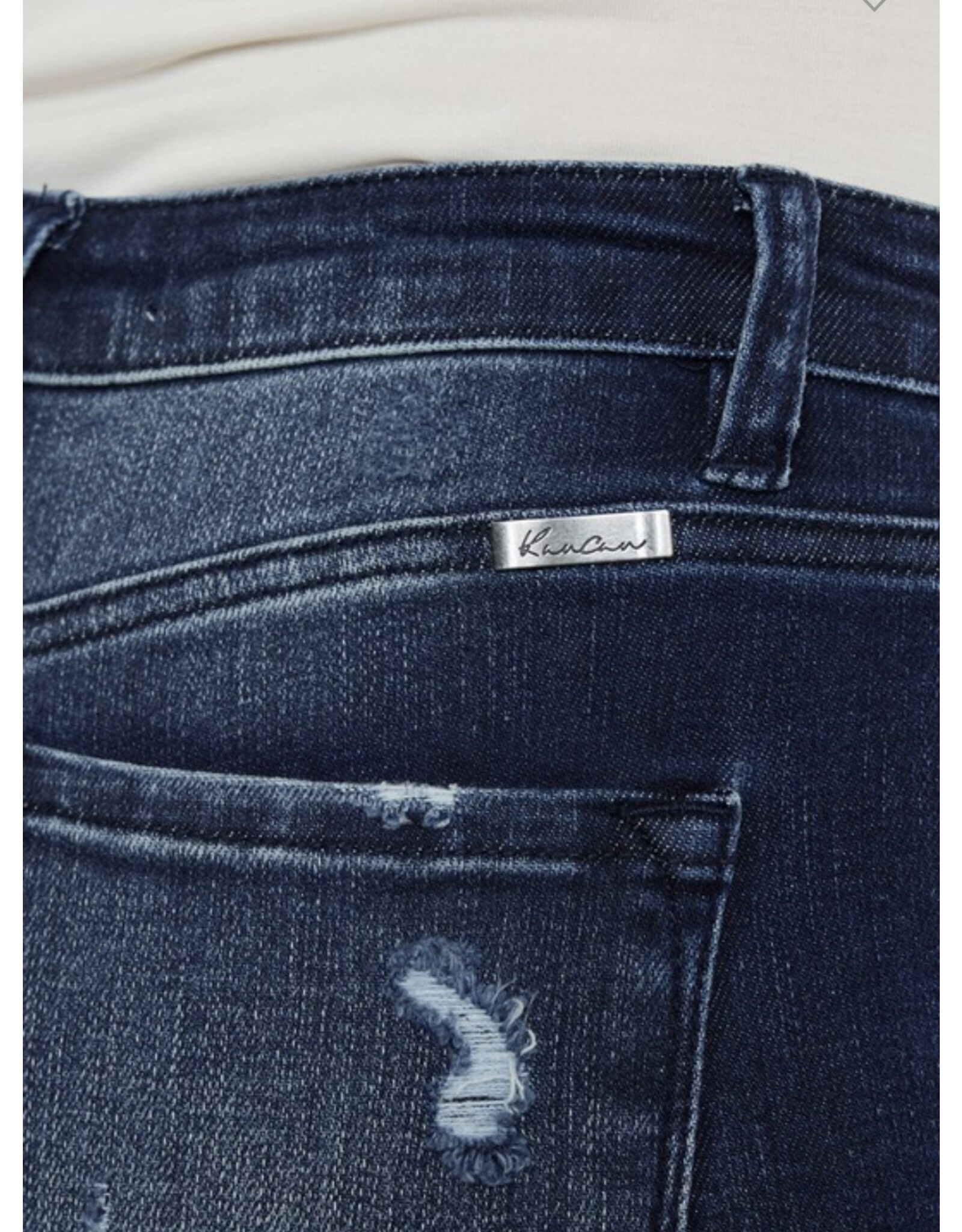 Kancan Leopard patch HR skinny jean