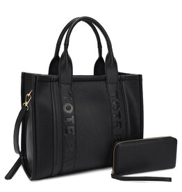 JOIA Tote 2 in 1 Satchel w/ wallet