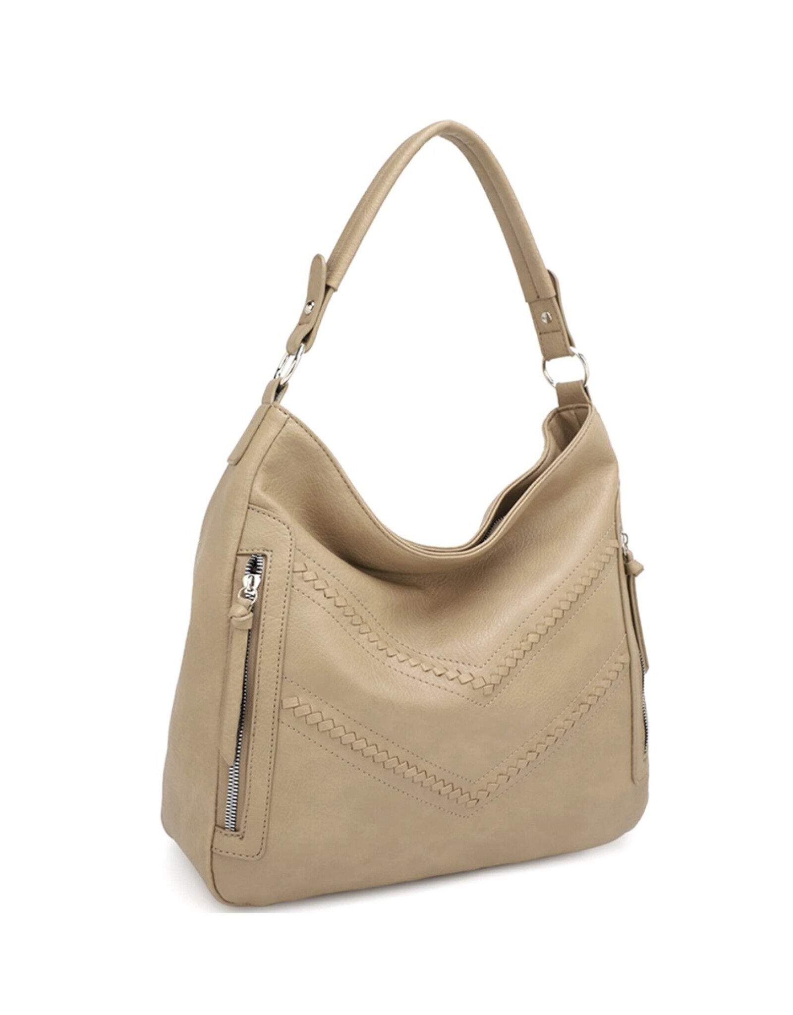 JOIA SHOULDER ZIPPERED HOBO BAG