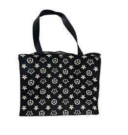 JOIA Knit ‘designer’ star pattern tote