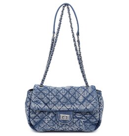 JOIA Quilted crossbody bag in denim
