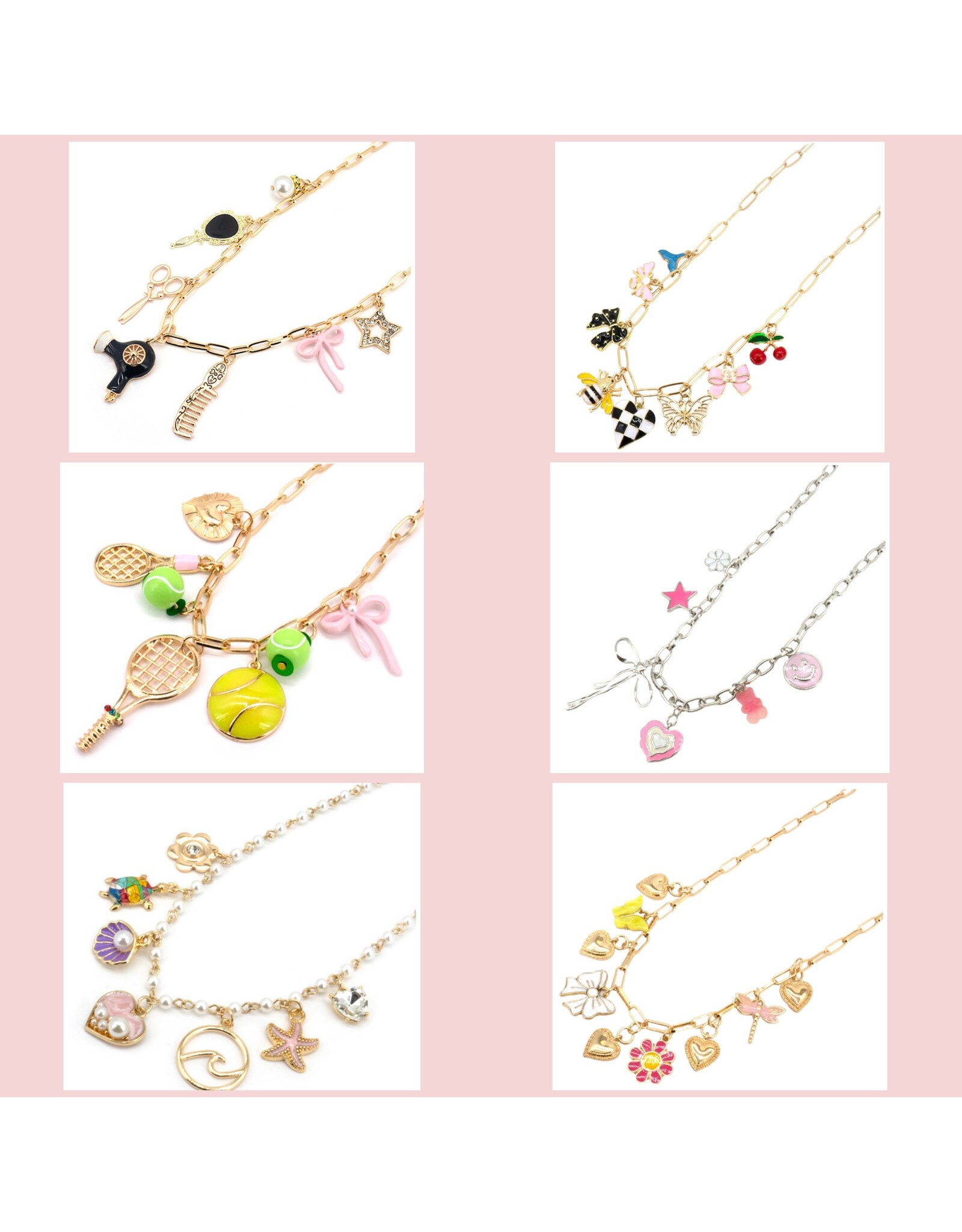 JOIA Popular themed charm necklaces