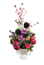 db db  Purple & red floral