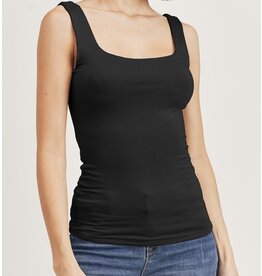 Black tank w/ square neck