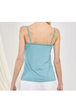 Cami w/ cupro cowl front