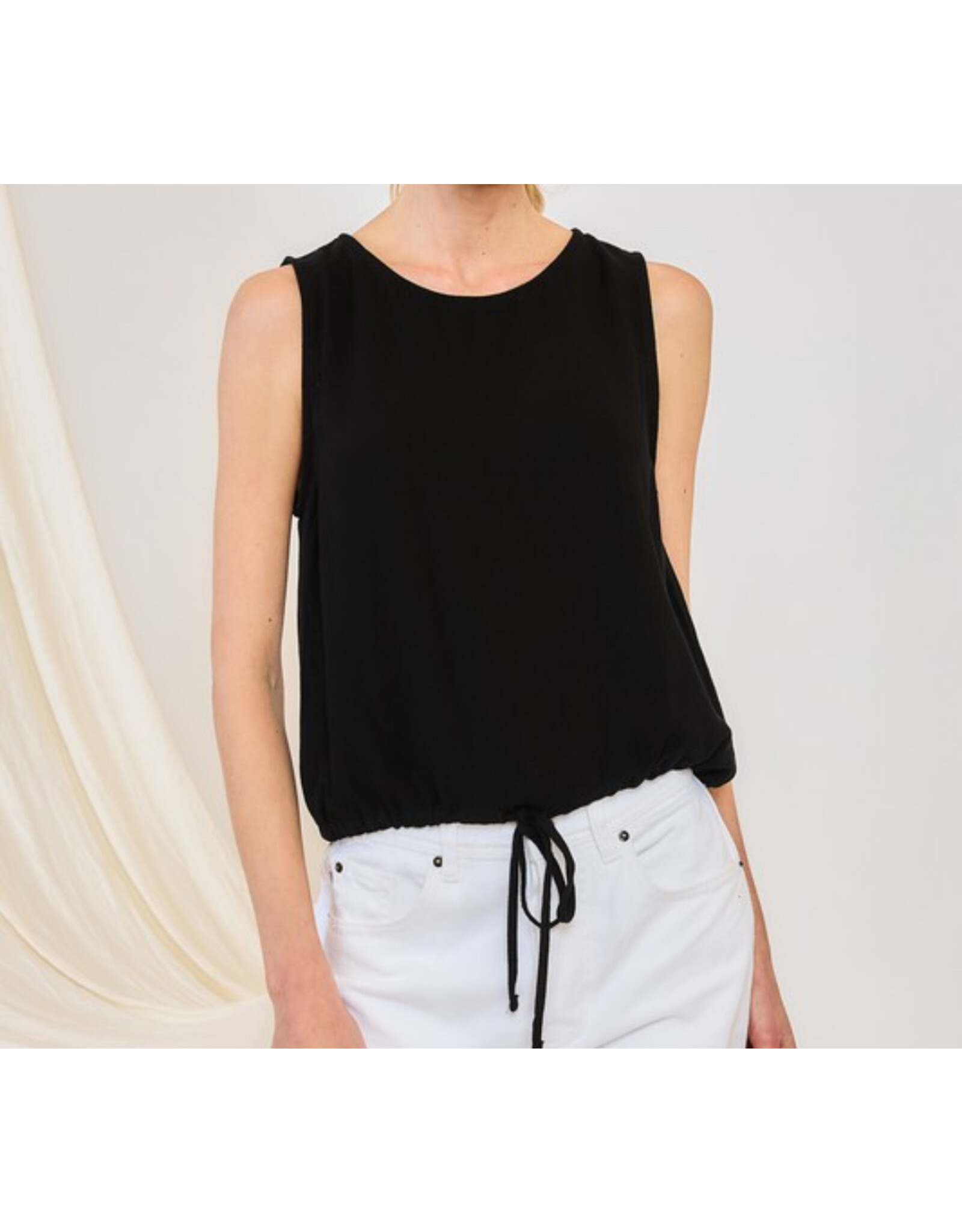 Linen sleeveless top