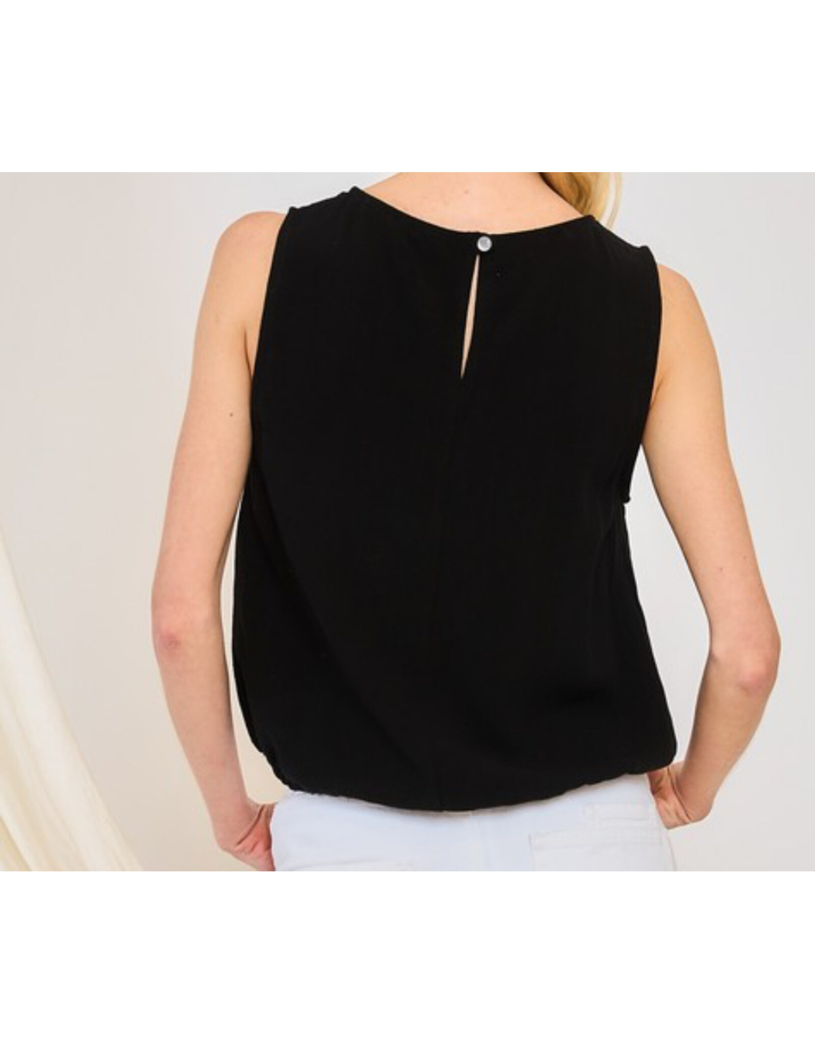 Linen sleeveless top