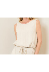 Linen sleeveless top