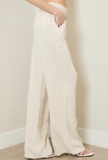 Linen wide leg pants