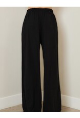 Linen wide leg pants