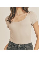 Square neck bodysuit