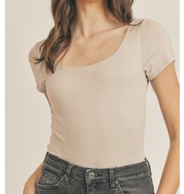 Square neck bodysuit