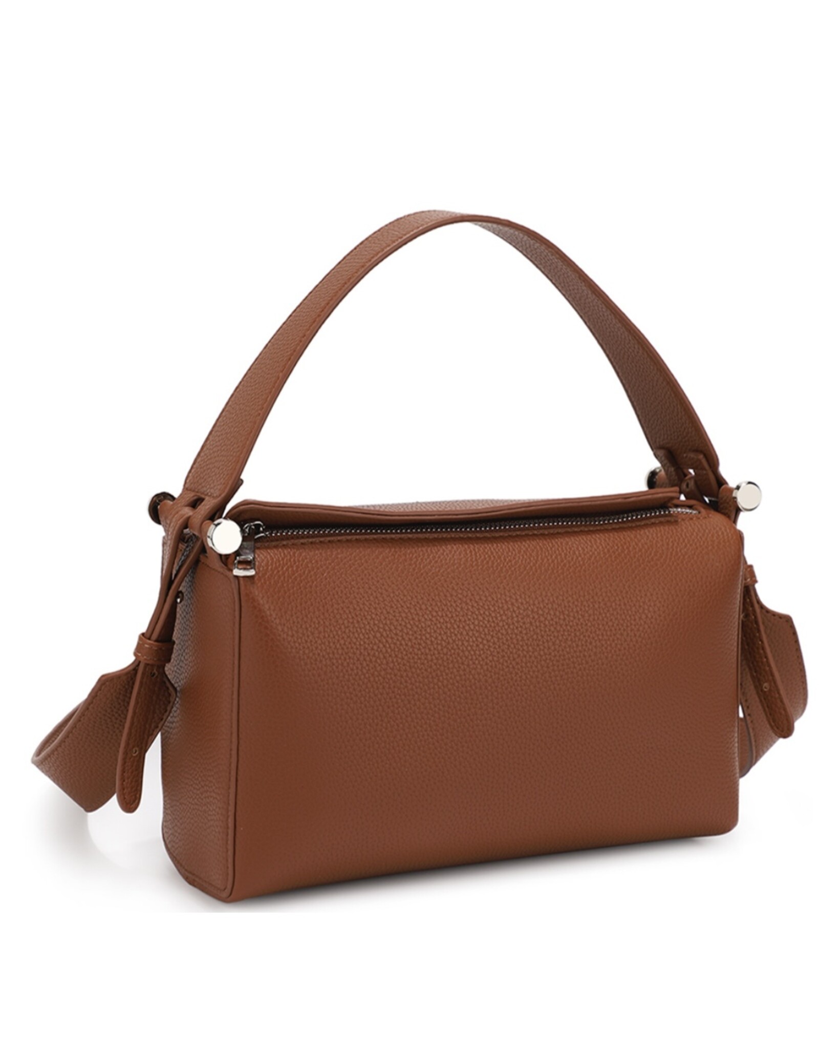 JOIA Textured thick handle satchel
