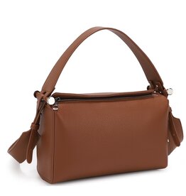 JOIA Textured thick handle satchel