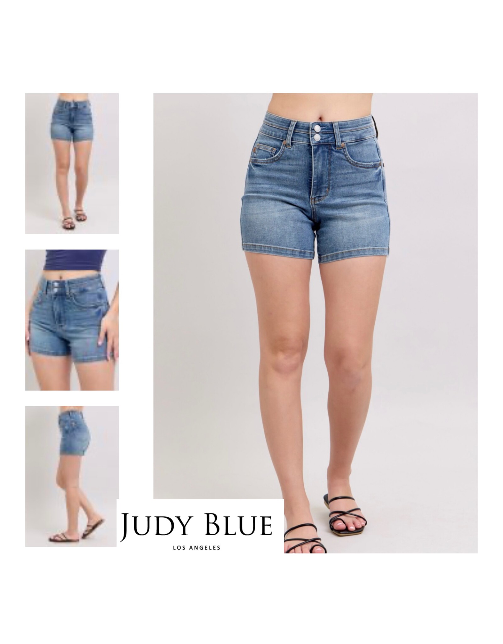 Judy Blue Judy Blue  HW tummy control double waist shorts