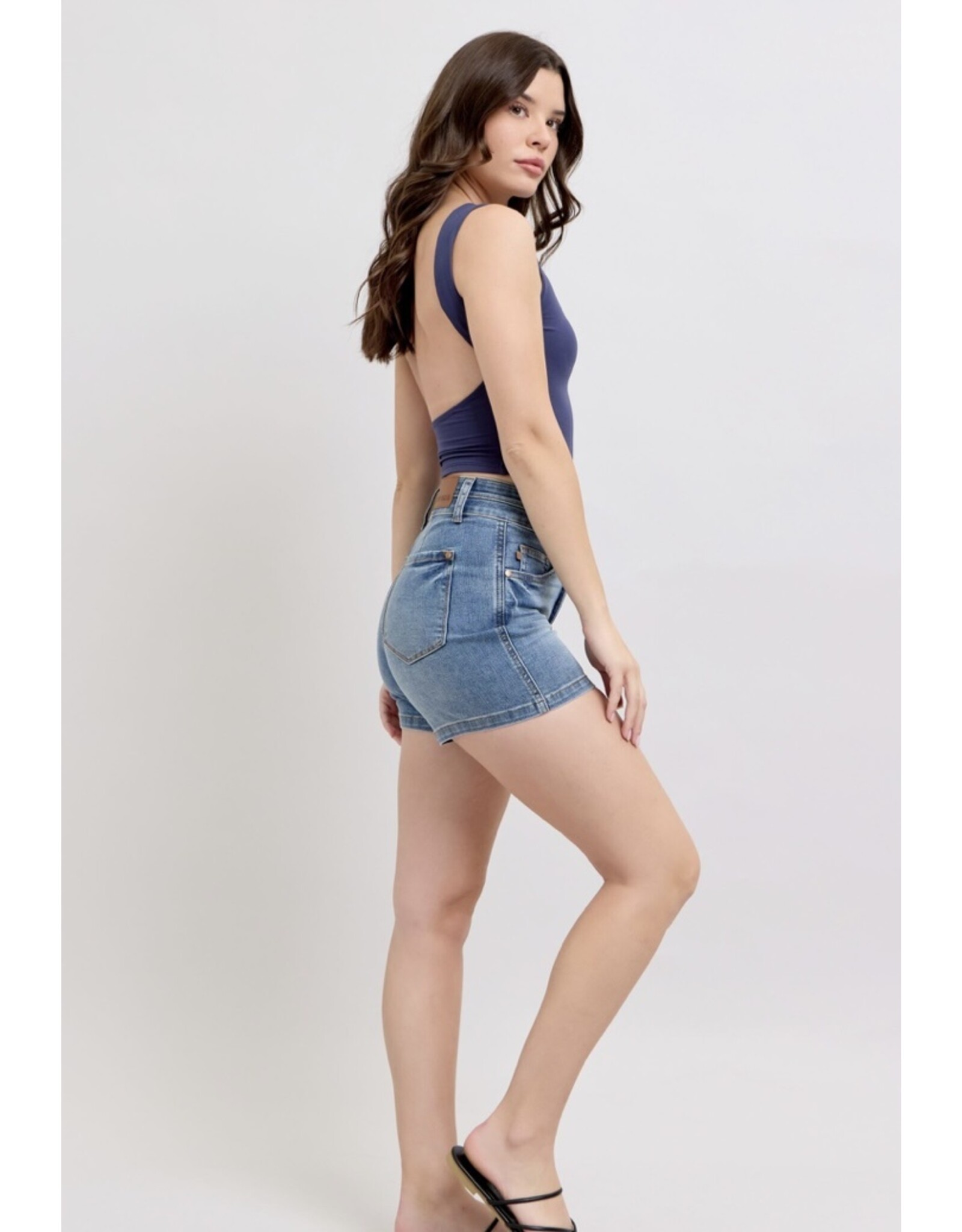 Judy Blue Judy Blue  HW tummy control double waist shorts