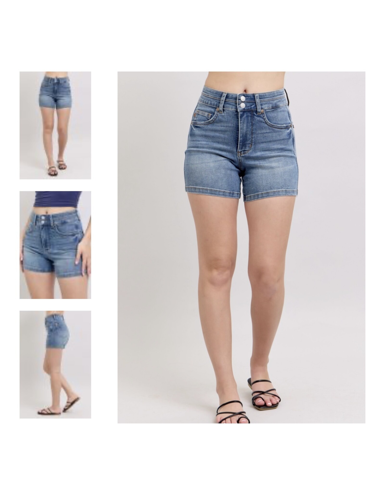 Judy Blue Judy Blue  HW tummy control double waist shorts