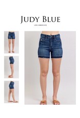 Judy Blue Judy Blue HW Tummy Control Destroy Release Hem Shorts