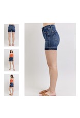 Judy Blue Judy Blue HW Tummy Control Destroy Release Hem Shorts