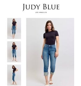 Judy Blue Judy Blue  HW Tummy Control Cuff Capri