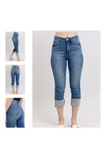 Judy Blue Judy Blue  HW Tummy Control Cuff Capri