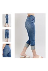 Judy Blue Judy Blue  HW Tummy Control Cuff Capri
