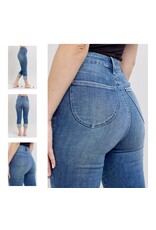 Judy Blue Judy Blue  HW Tummy Control Cuff Capri