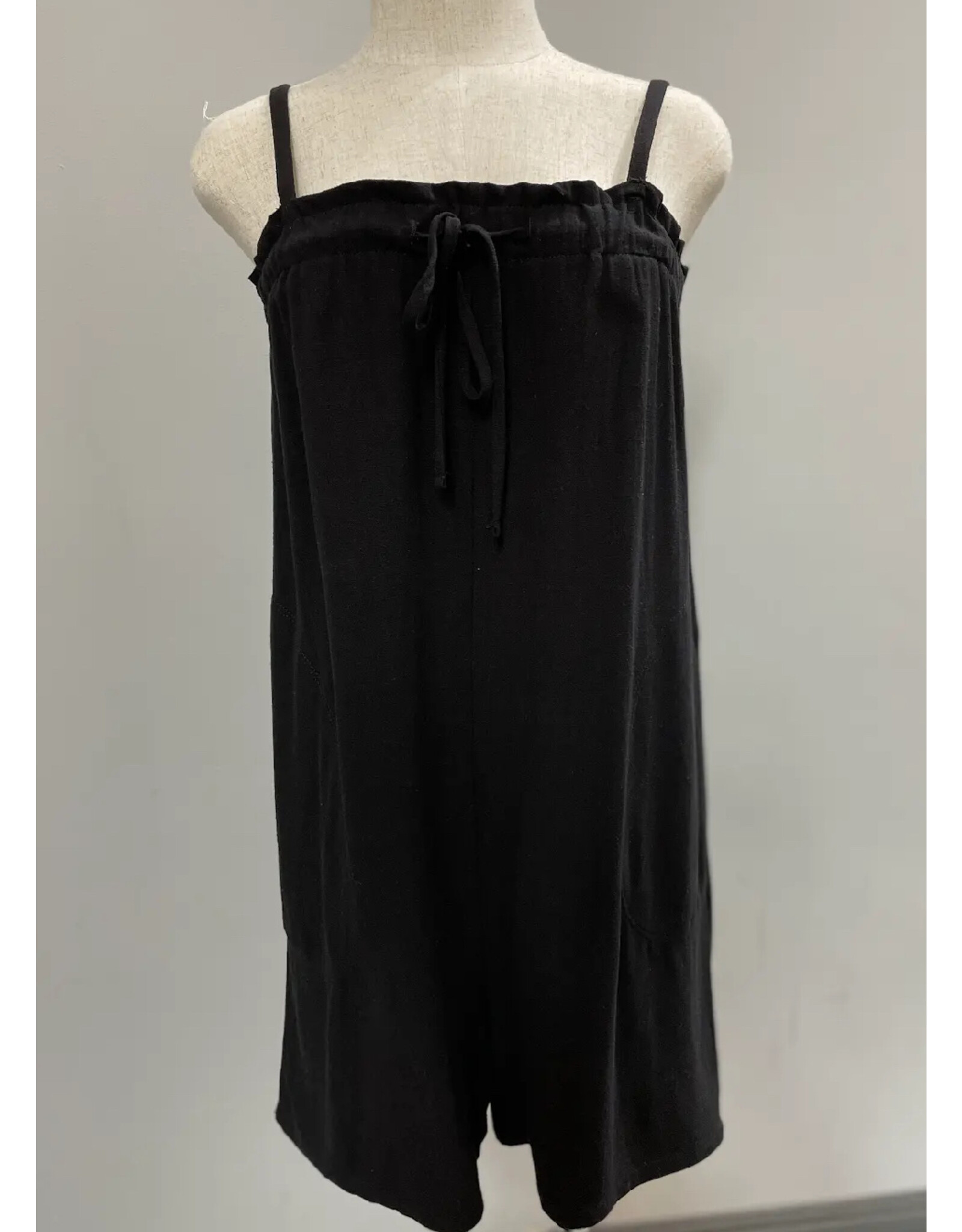 Linen romper w/ pockets