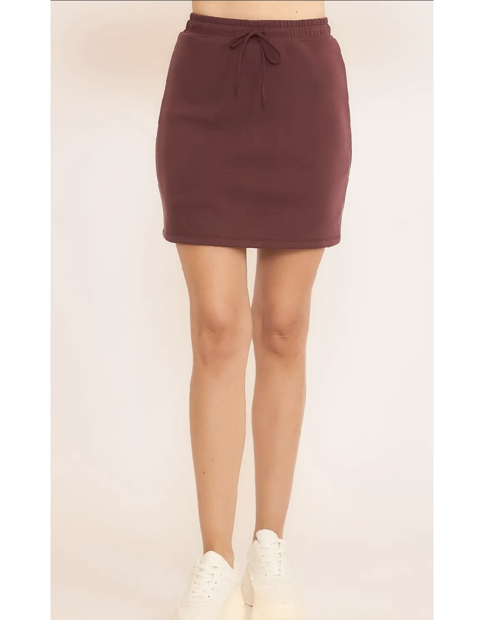 Front tie skort