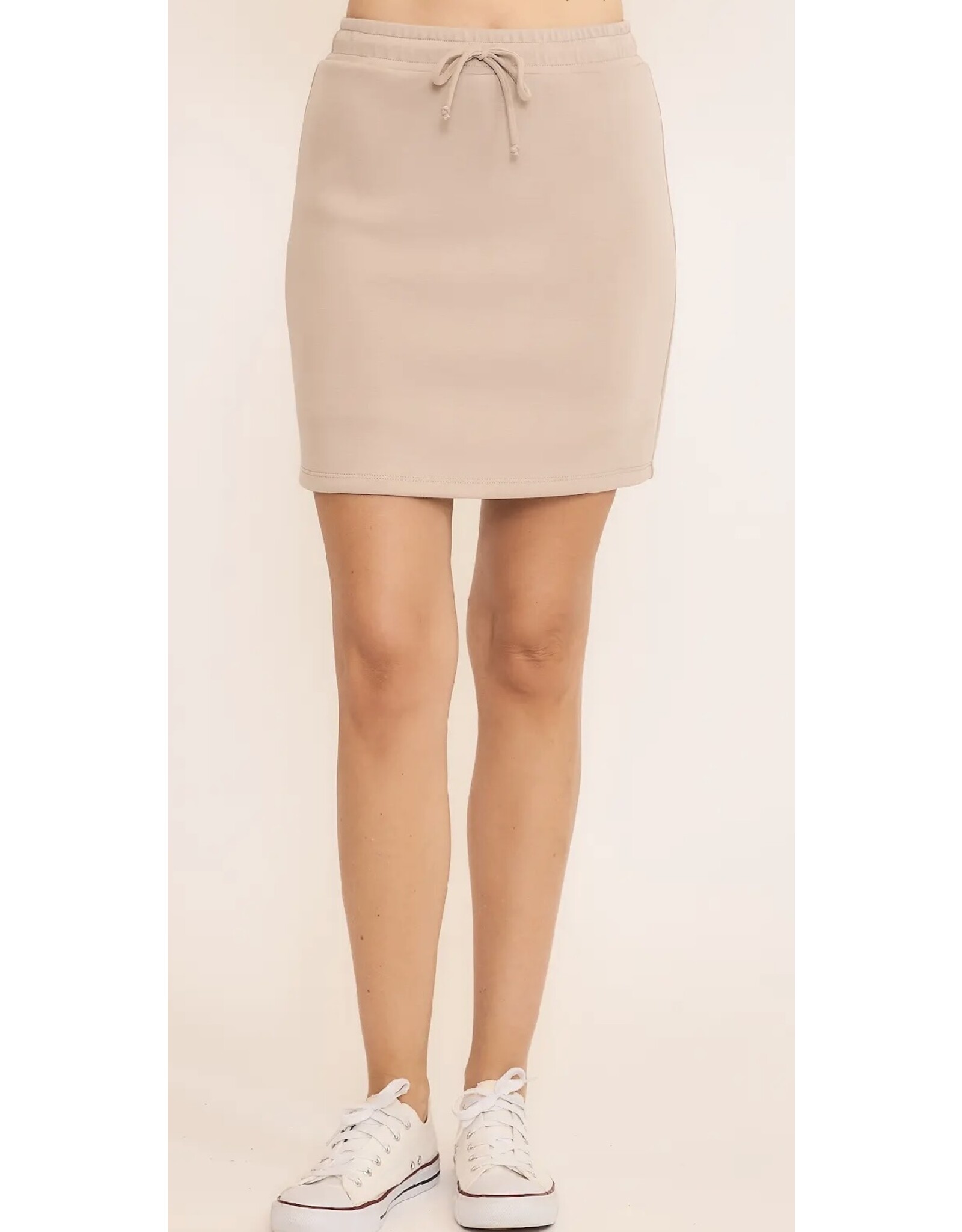 Front tie skort