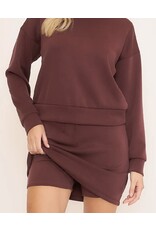 Front tie skort