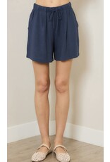 Linen 4 pocket shorts