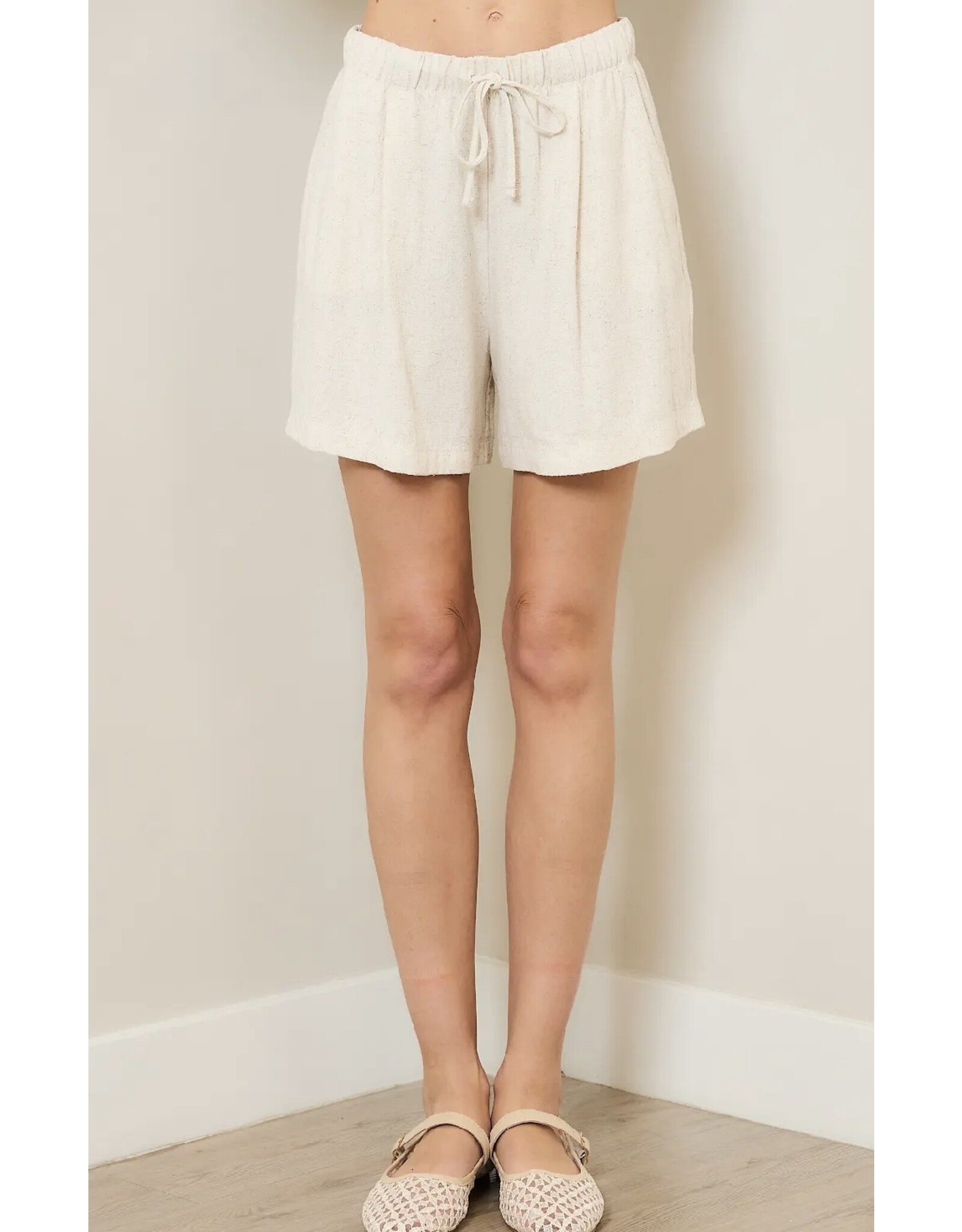 Linen 4 pocket shorts