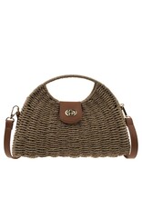 JOIA Colored wicker satchel