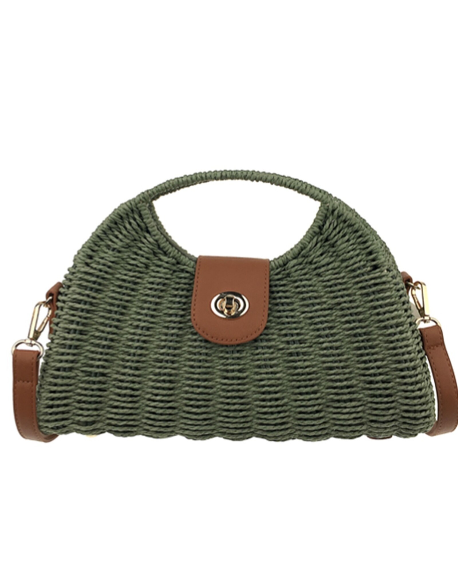 JOIA Colored wicker satchel