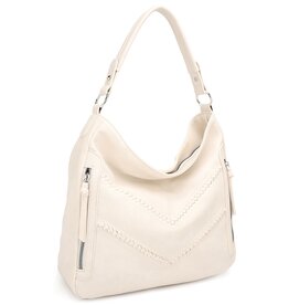 JOIA Hobo zipper braided shoulder bag