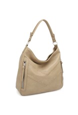 JOIA Hobo zipper braided shoulder bag