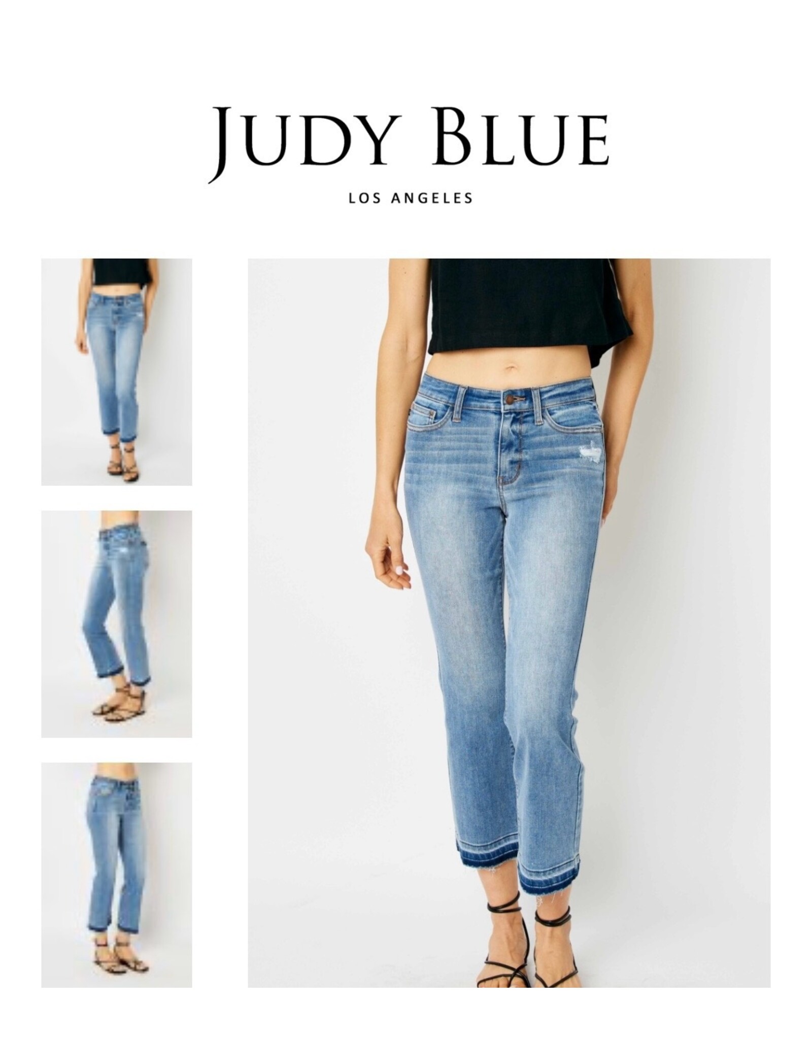 Judy Blue Judy Blue MR Release Hem Crop Bootcut