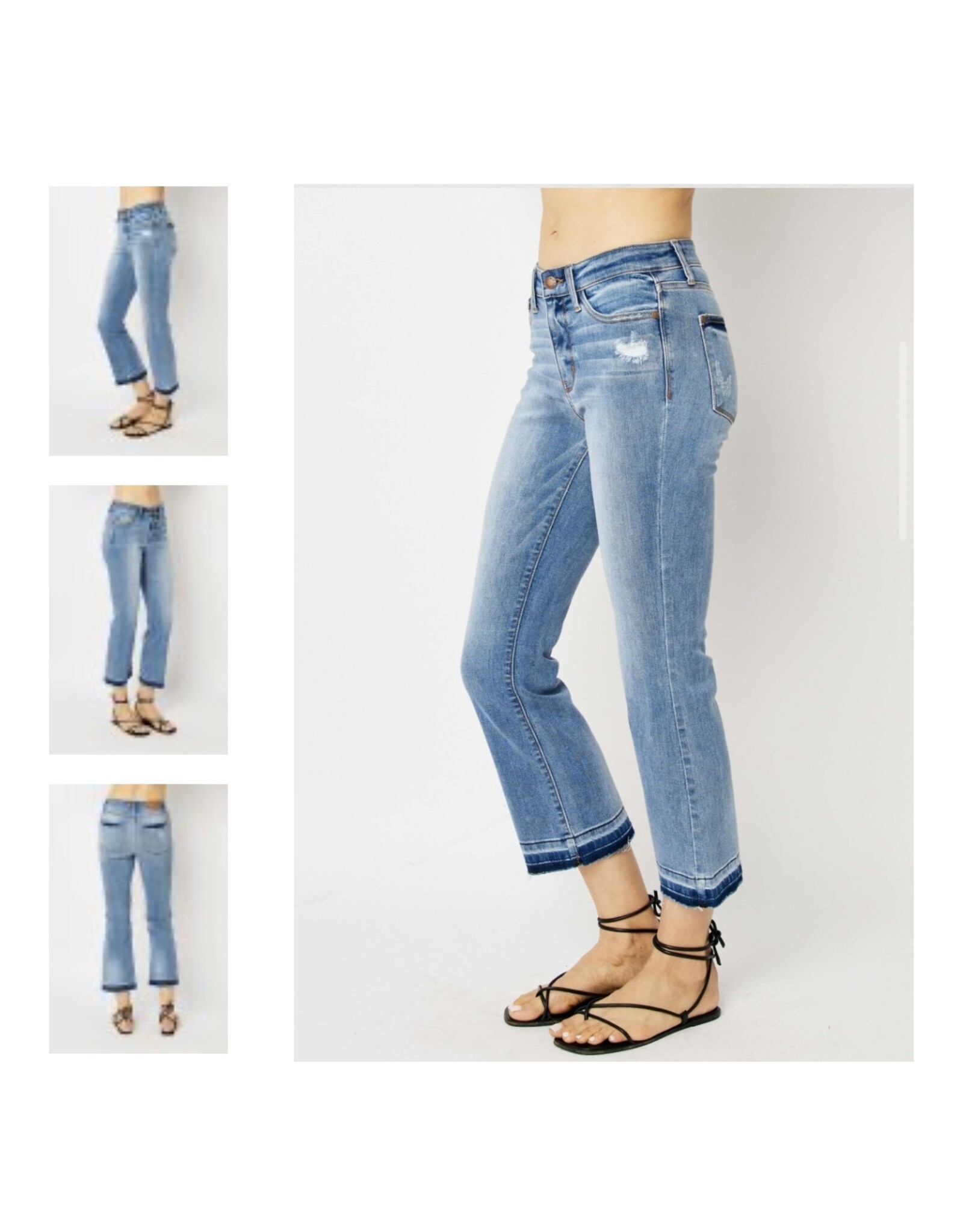 Judy Blue Judy Blue MR Release Hem Crop Bootcut