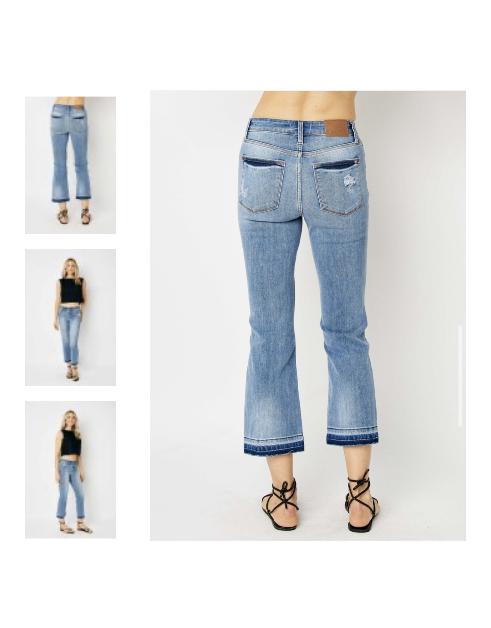 Judy Blue Judy Blue MR Release Hem Crop Bootcut