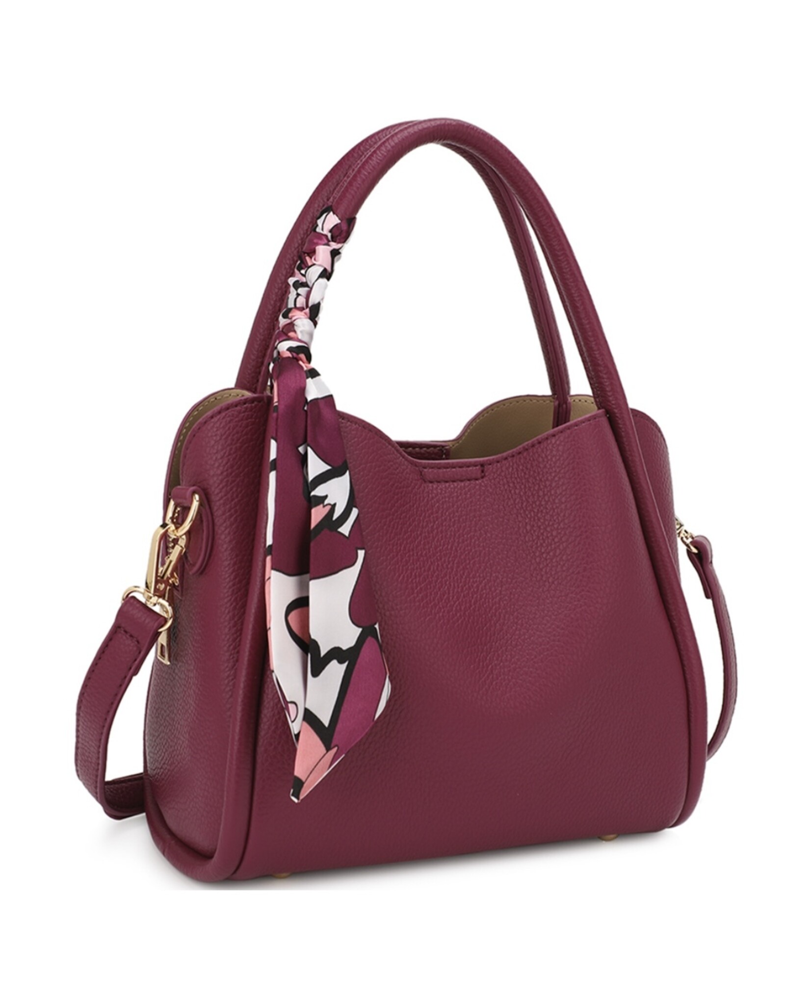 JOIA Scarf handle satchel bag