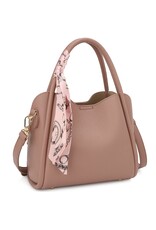 JOIA Scarf handle satchel bag
