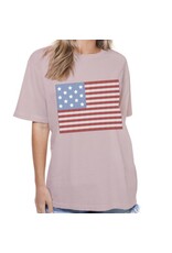 American Flag ‘puff’ tee