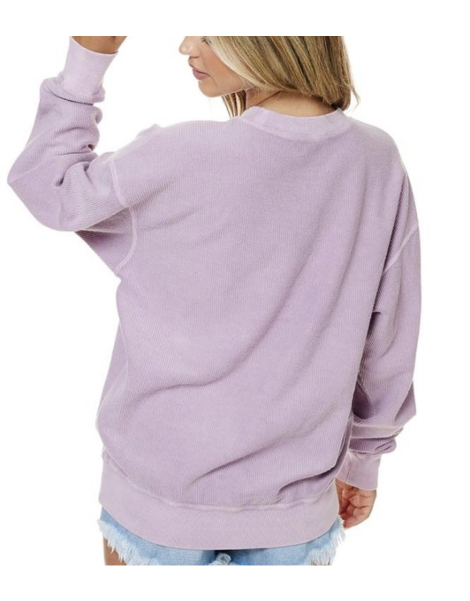 God is Greater lilac sweatshirt