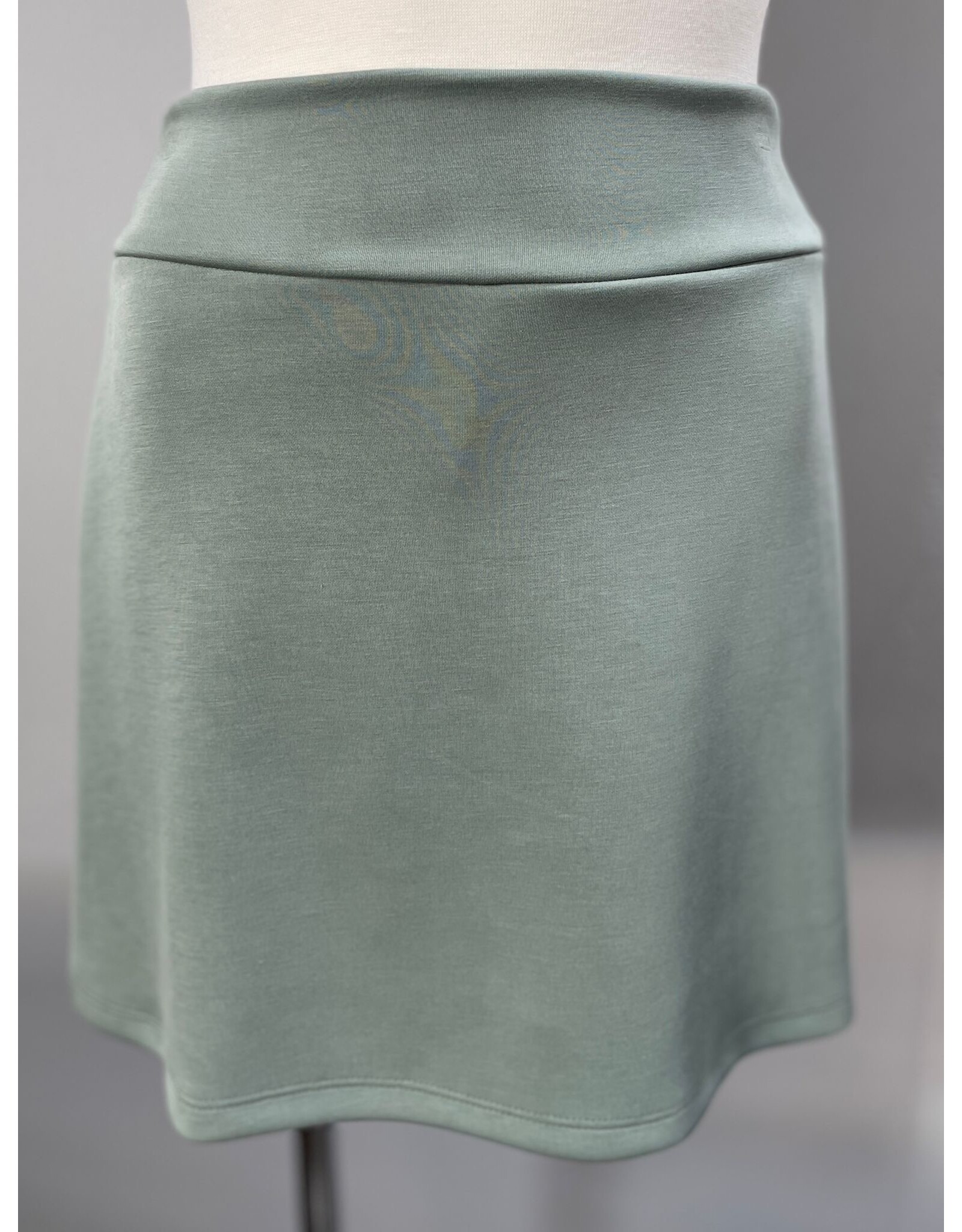 Buttery soft sage skort