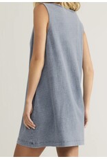 ZSupply ZSupply Sloane V-Neck Knit Denim Dress