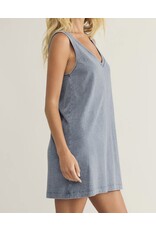 ZSupply ZSupply Sloane V-Neck Knit Denim Dress