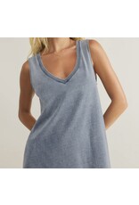 ZSupply ZSupply Sloane V-Neck Knit Denim Dress
