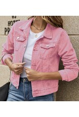 Miss sparkling Pink denim jacket